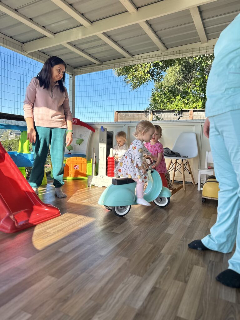 Toddler care at Discovery Time Daycare, Greenbrae CA